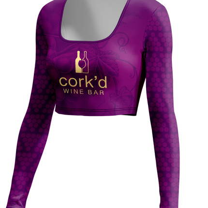 Women's U-B-U After Party Long Sleeve Scoop Neck Crop