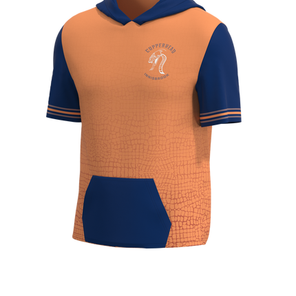 Lightweight Short Sleeve Stretch Light Hoodie Men's