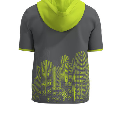 Lightweight Short Sleeve Stretch Light Hoodie Men's