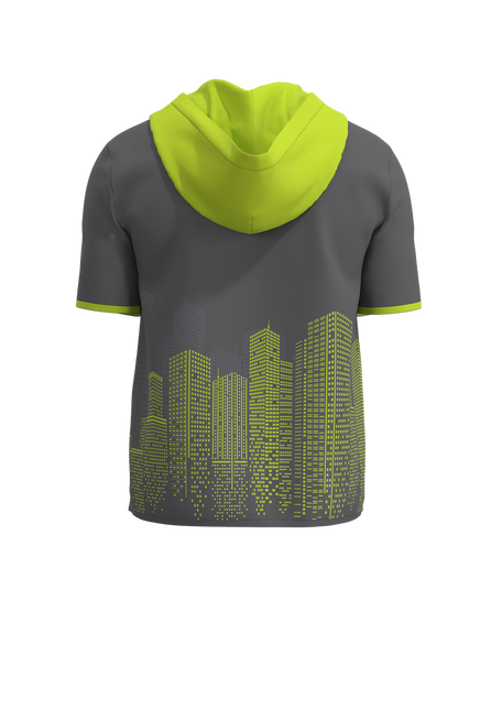 Lightweight Short Sleeve Stretch Light Hoodie Men's