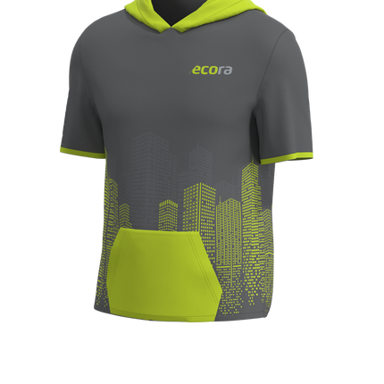 Lightweight Short Sleeve Stretch Light Hoodie Men's