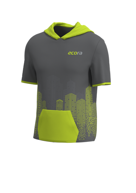 Lightweight Short Sleeve Stretch Light Hoodie Men's