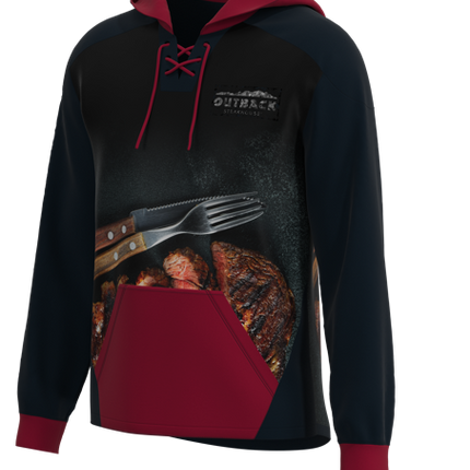 Sport Pullover Lace Hoodie Fleece Men's