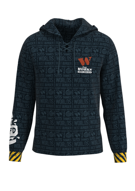 Sport Pullover Lace Hoodie Fleece Men's
