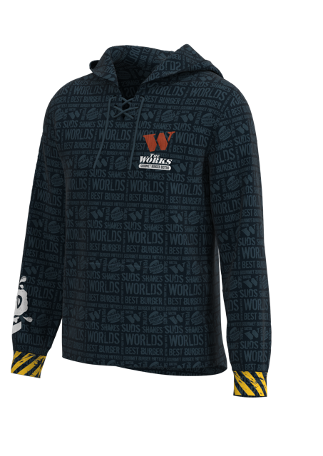 Sport Pullover Lace Hoodie Fleece Men's