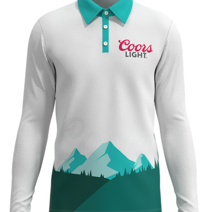 All Day Long Sleeve Stretch Polo Men's