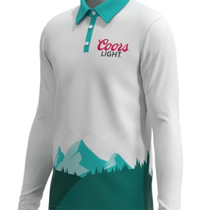 All Day Long Sleeve Stretch Polo Men's