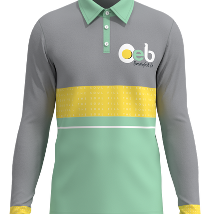 All Day Long Sleeve Stretch Polo Men's