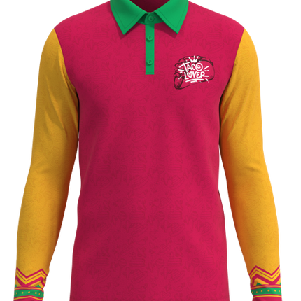 All Day Long Sleeve Stretch Polo Men's