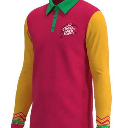 All Day Long Sleeve Stretch Polo Men's