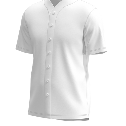 Men's Elite Full Button Short Sleeve Baseball Jersey