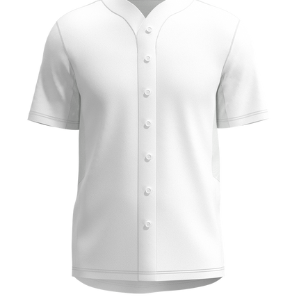 Men's Elite Full Button Short Sleeve Baseball Jersey