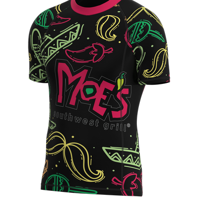 Men's Squeeze Short Sleeve Compression Crew Neck