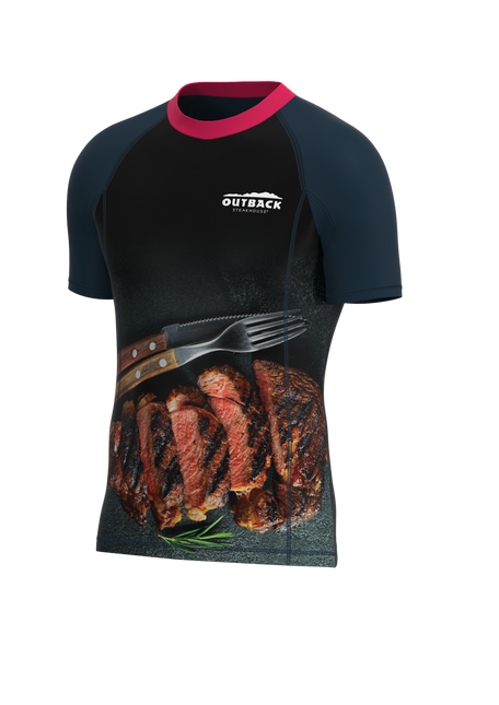 Men's Squeeze Short Sleeve Compression Crew Neck