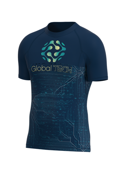 Men's Squeeze Short Sleeve Compression Crew Neck