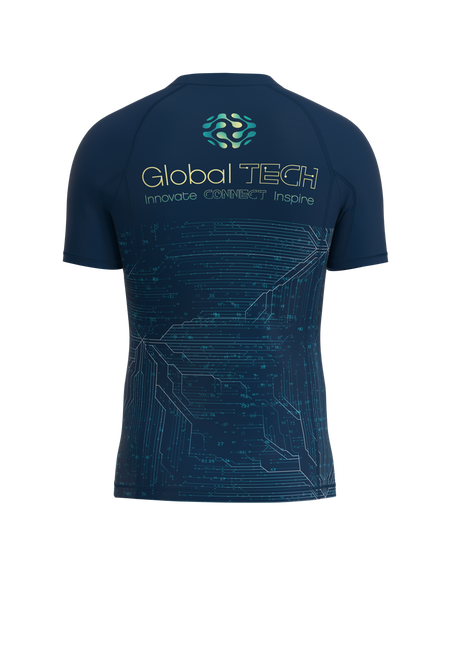 Men's Squeeze Short Sleeve Compression Crew Neck