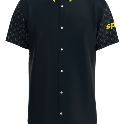 Men's Elite Full Button Short Sleeve Dress Shirt 4-Way - Tapered Fit