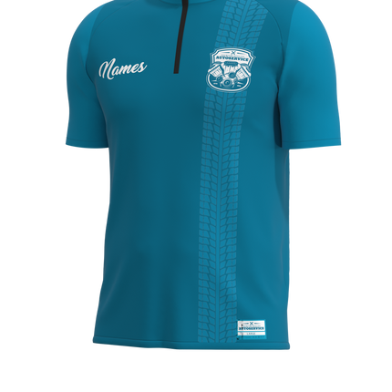 Men's Executive Short Sleeve Stretch 1/4 Zip
