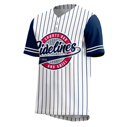 Men's Classic 2 Button Short Sleeve Baseball Jersey