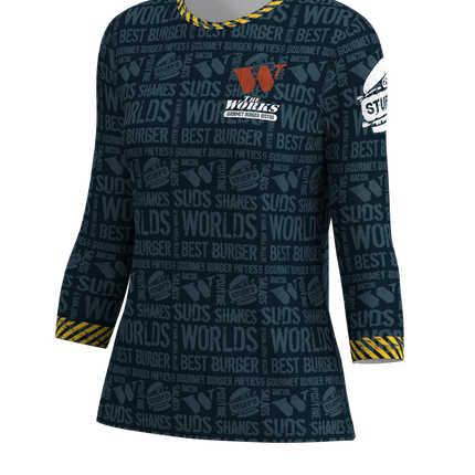 Women's U-B-U 3/4 Sleeve Tapered Fit - Crew Neck