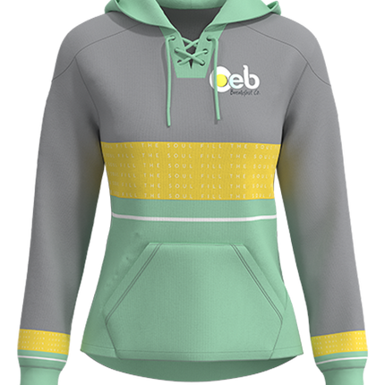 Sport Pullover Lace Hoodie - Fleece Women's