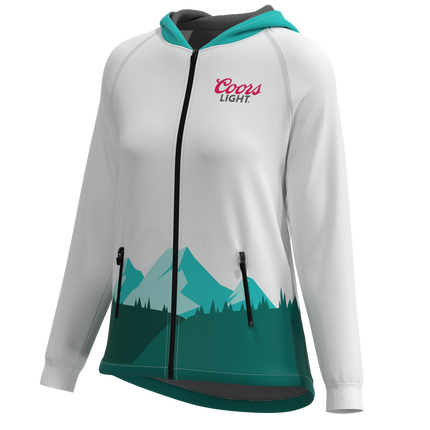 Women's Windy Woven Jacket W/ Hood - Flex 4 Lw Mesh Lined