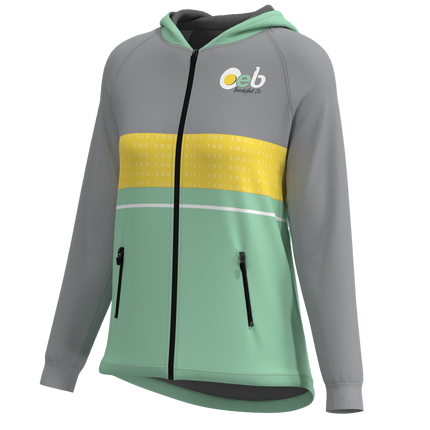 Women's Windy Woven Jacket W/ Hood - Flex 4 Lw Mesh Lined