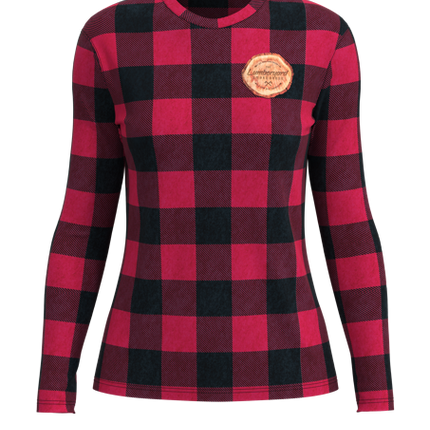 Women's Dash Long Sleeve Crew Neck  - Micropin