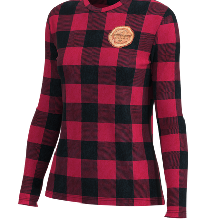 Women's Dash Long Sleeve Crew Neck  - Micropin