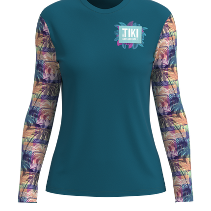 Women's Dash Long Sleeve Crew Neck  - Micropin