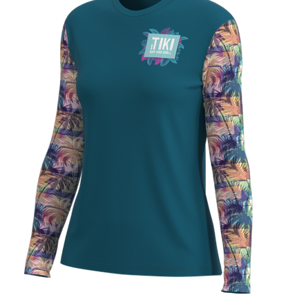 Women's Dash Long Sleeve Crew Neck  - Micropin