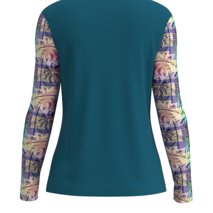 Women's Dash Long Sleeve Crew Neck  - Micropin