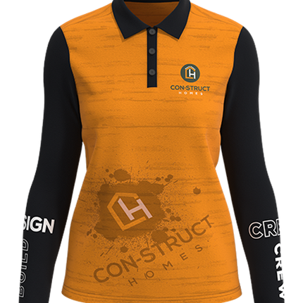 All Day Long Sleeve Stretch Polo Women's