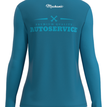 Women's U-B-U Long Sleeve Deep V-Neck -Tapered Fit