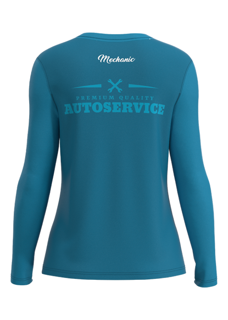 Women's U-B-U Long Sleeve Deep V-Neck -Tapered Fit