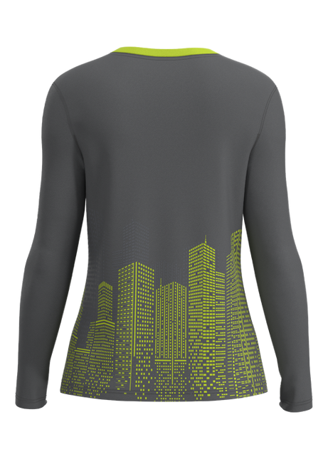 Women's U-B-U Long Sleeve Deep V-Neck -Tapered Fit