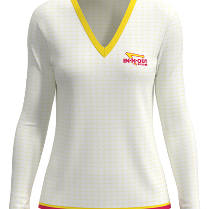 Women's U-B-U Long Sleeve Deep V-Neck -Tapered Fit