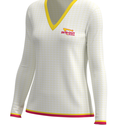 Women's U-B-U Long Sleeve Deep V-Neck -Tapered Fit