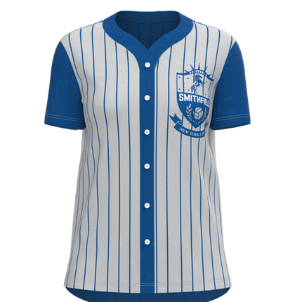 Women's Classic Full Button Short Sleeve Softball Jersey