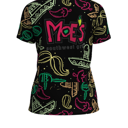 Women's Dash Short Sleeve Crew Neck - Micropin