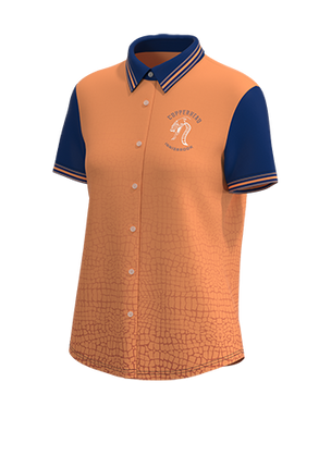 Women's Elite Full Button Short Sleeve Dress Shirt - 4-Way Tapered Fit