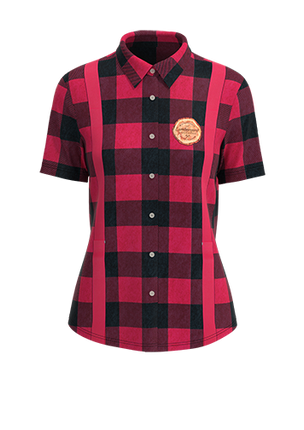 Women's Elite Full Button Short Sleeve Dress Shirt - 4-Way Tapered Fit