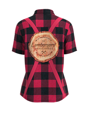 Women's Elite Full Button Short Sleeve Dress Shirt - 4-Way Tapered Fit