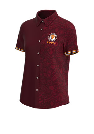 Women's Elite Full Button Short Sleeve Dress Shirt - 4-Way Tapered Fit