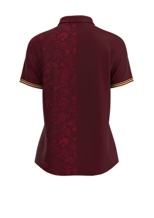 Women's Elite Full Button Short Sleeve Dress Shirt - 4-Way Tapered Fit