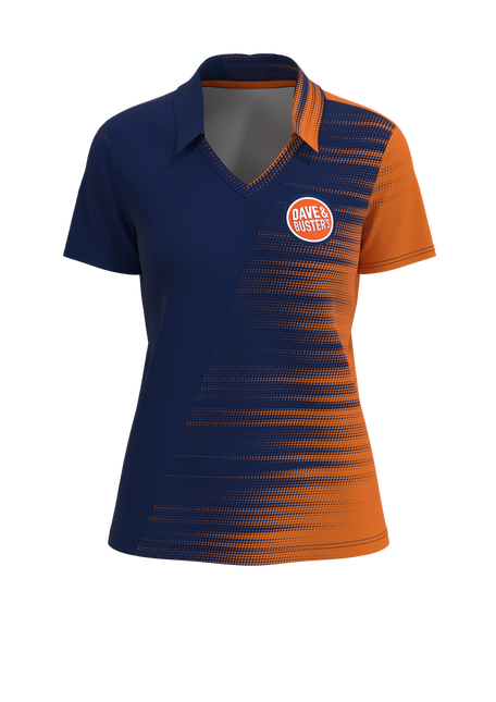 U-B-U No Button Short Sleeve Polo - 4-Way Tapered Fit Women's