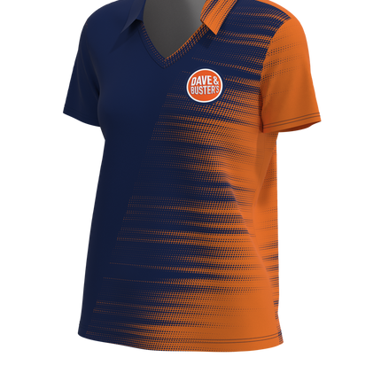 U-B-U No Button Short Sleeve Polo - 4-Way Tapered Fit Women's