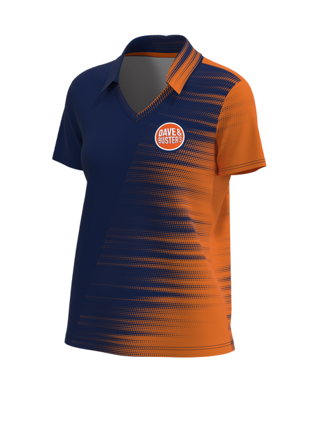 U-B-U No Button Short Sleeve Polo - 4-Way Tapered Fit Women's