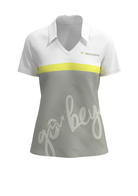 U-B-U No Button Short Sleeve Polo - 4-Way Tapered Fit Women's