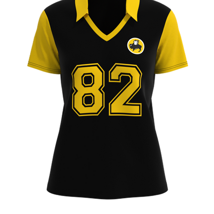 All Day No Button Short Sleeve Polo - 4-Way Standard Fit Women's